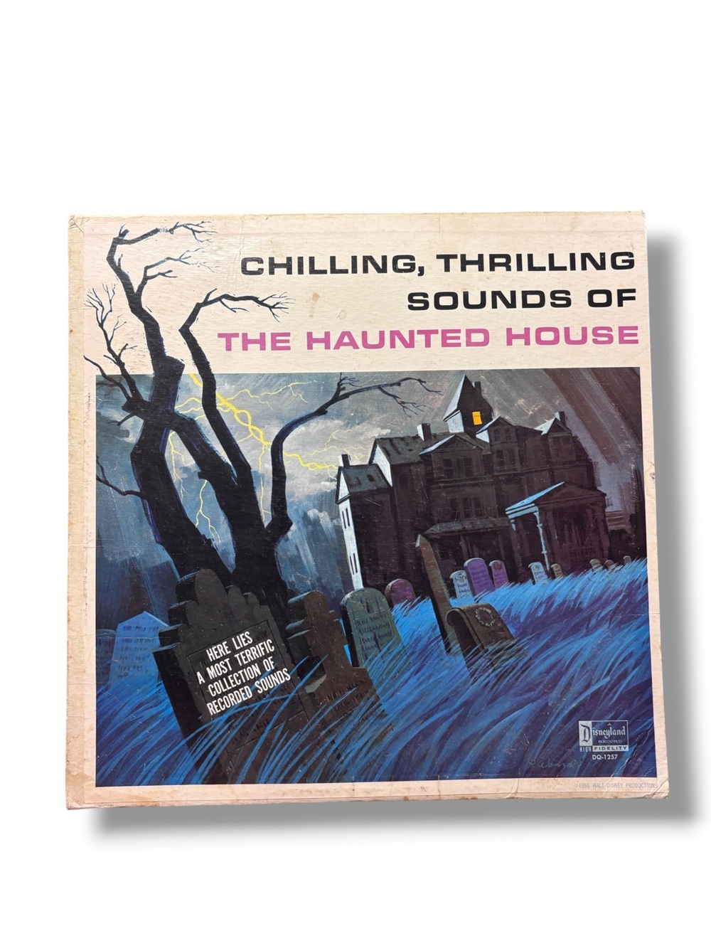 DISNEYLAND RECORDS "Chilling, Thrilling Sounds of the Haunted House" Album 1964